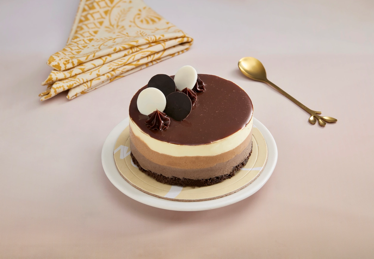 Chocolate Trio Bento Mousse Cake