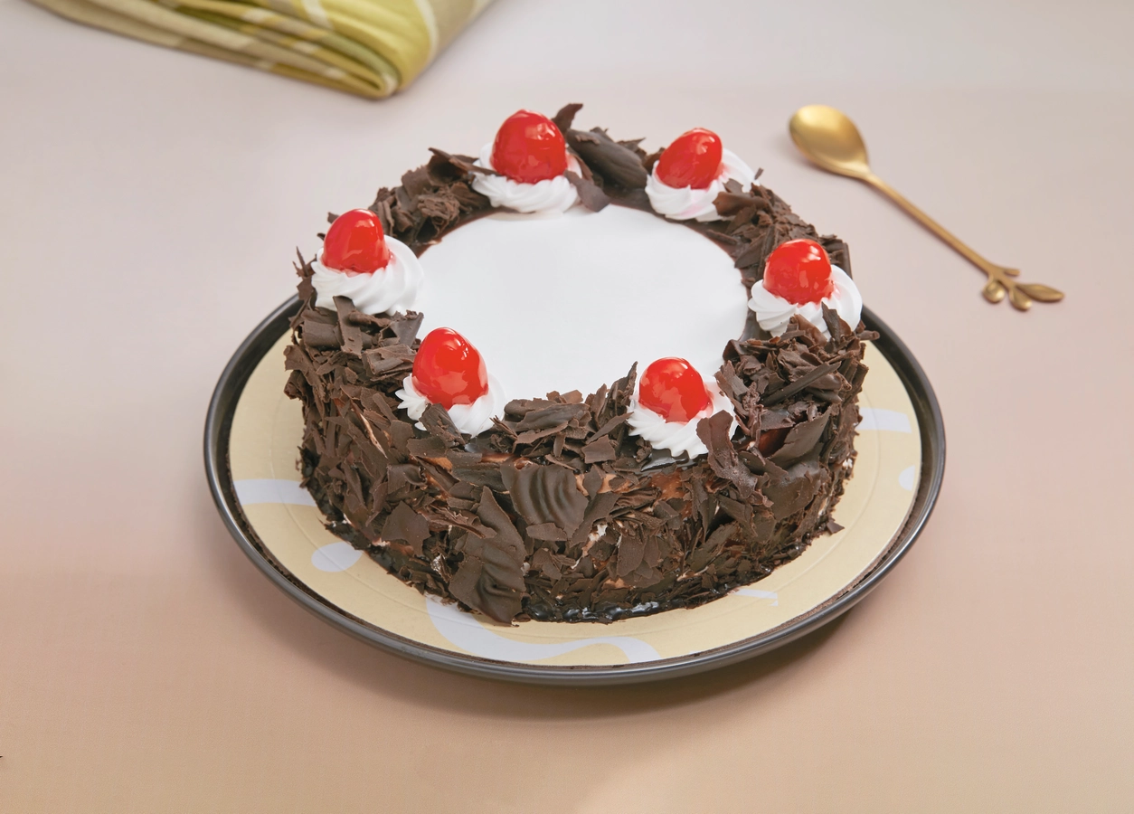 Eggless Black Forest Cake