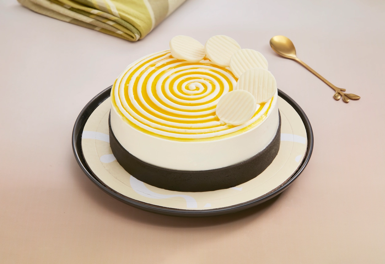 Eggless Butterscotch Cake